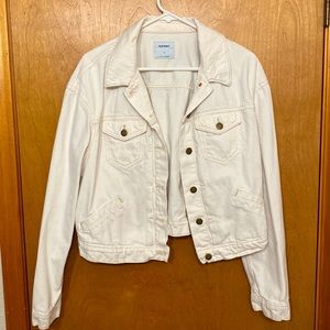 White Jean jacket